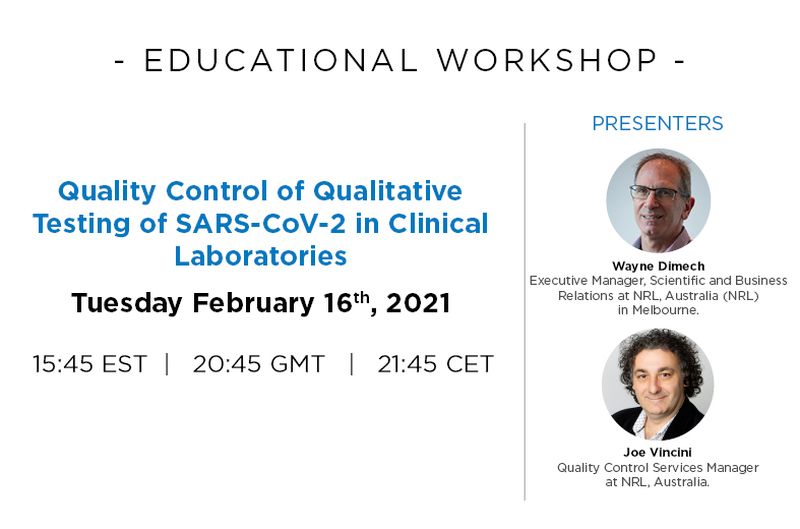 Quality Control of Qualitative Testing of SARS-CoV-2 in Clinical Laboratories